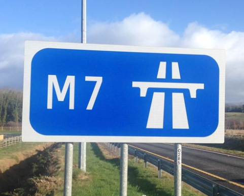 motorway signage ireland